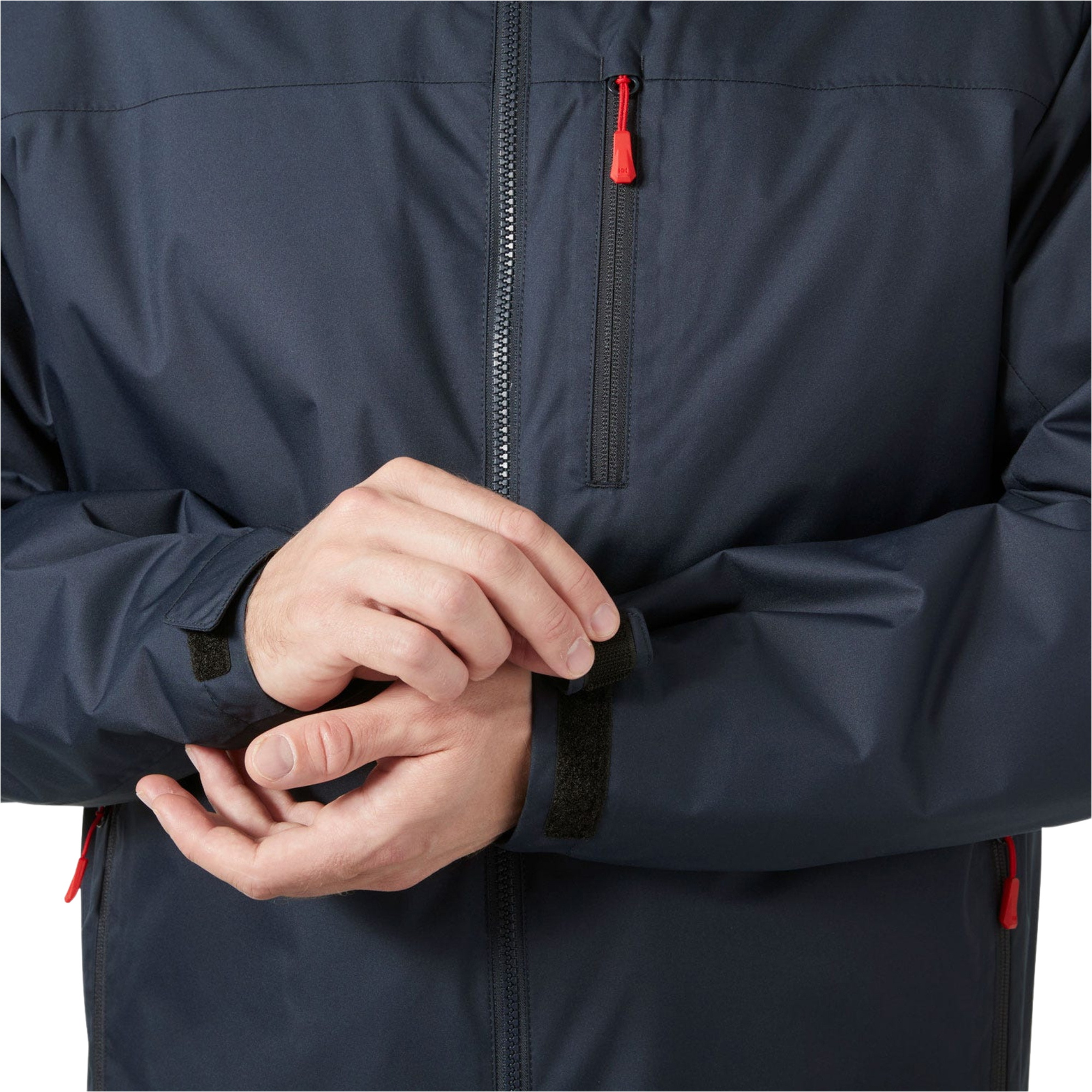 2026 Helly Hansen Mens Crew Hooded Pile Jacket 34526 - Navy